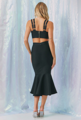 Black Skirt Set