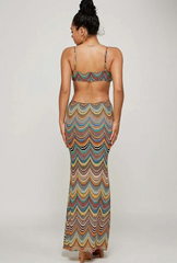 Green Maxi Cutout Dress